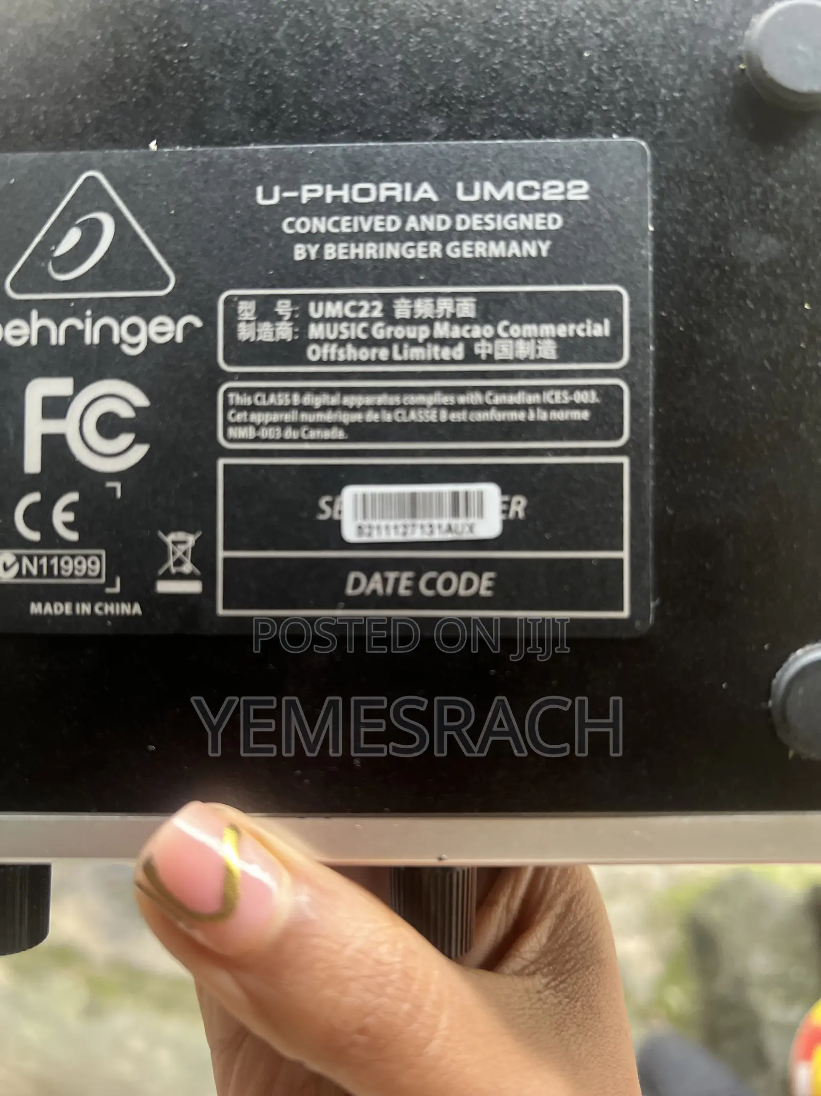 Behringer Sound Card