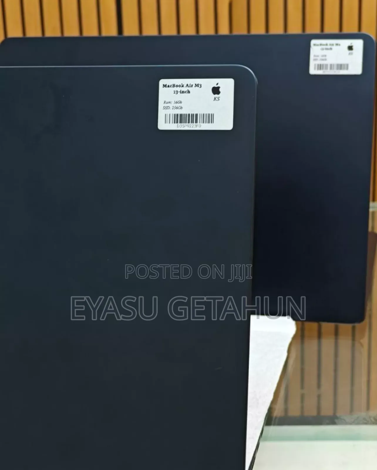 New Laptop Apple MacBook Air 2024 M3 13-Inch 16GB Apple M3 SSD 256GB