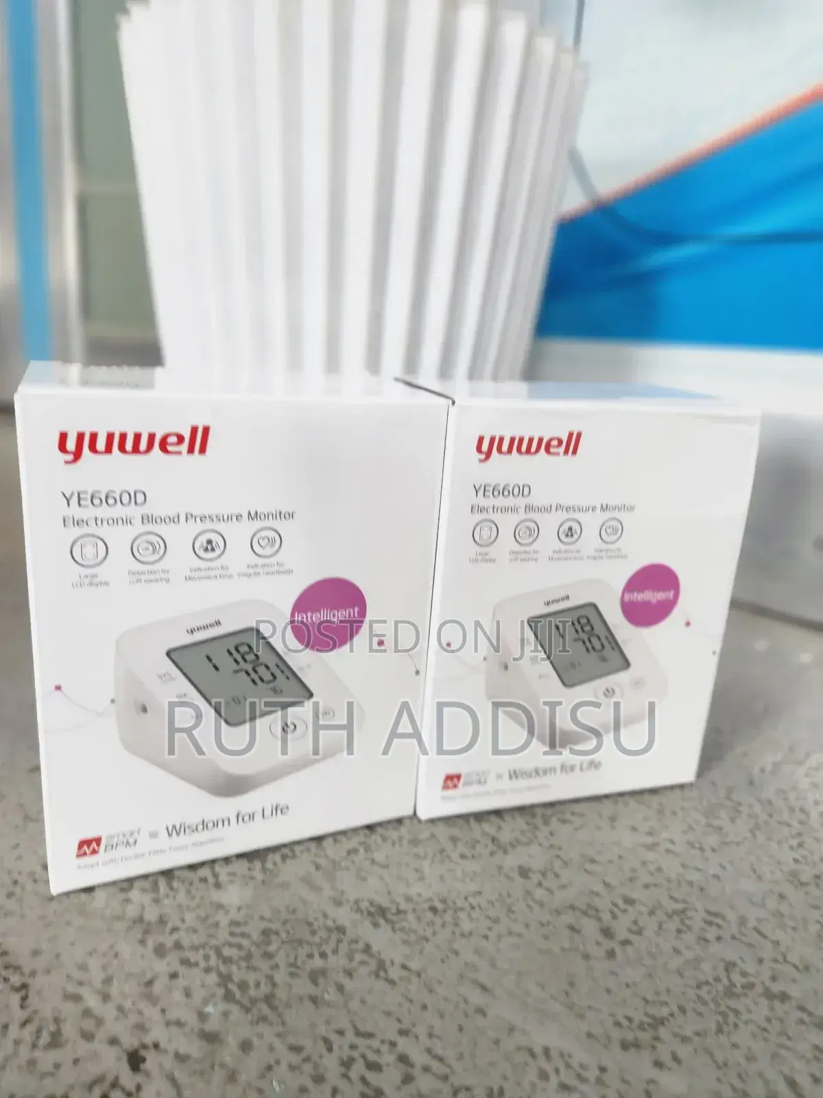 ዲጂታል ባለ ቻርጅ የደም መለኪያ ለቤት እና ለክሊኒኮች Blood Presauer Monitor Digital Pack