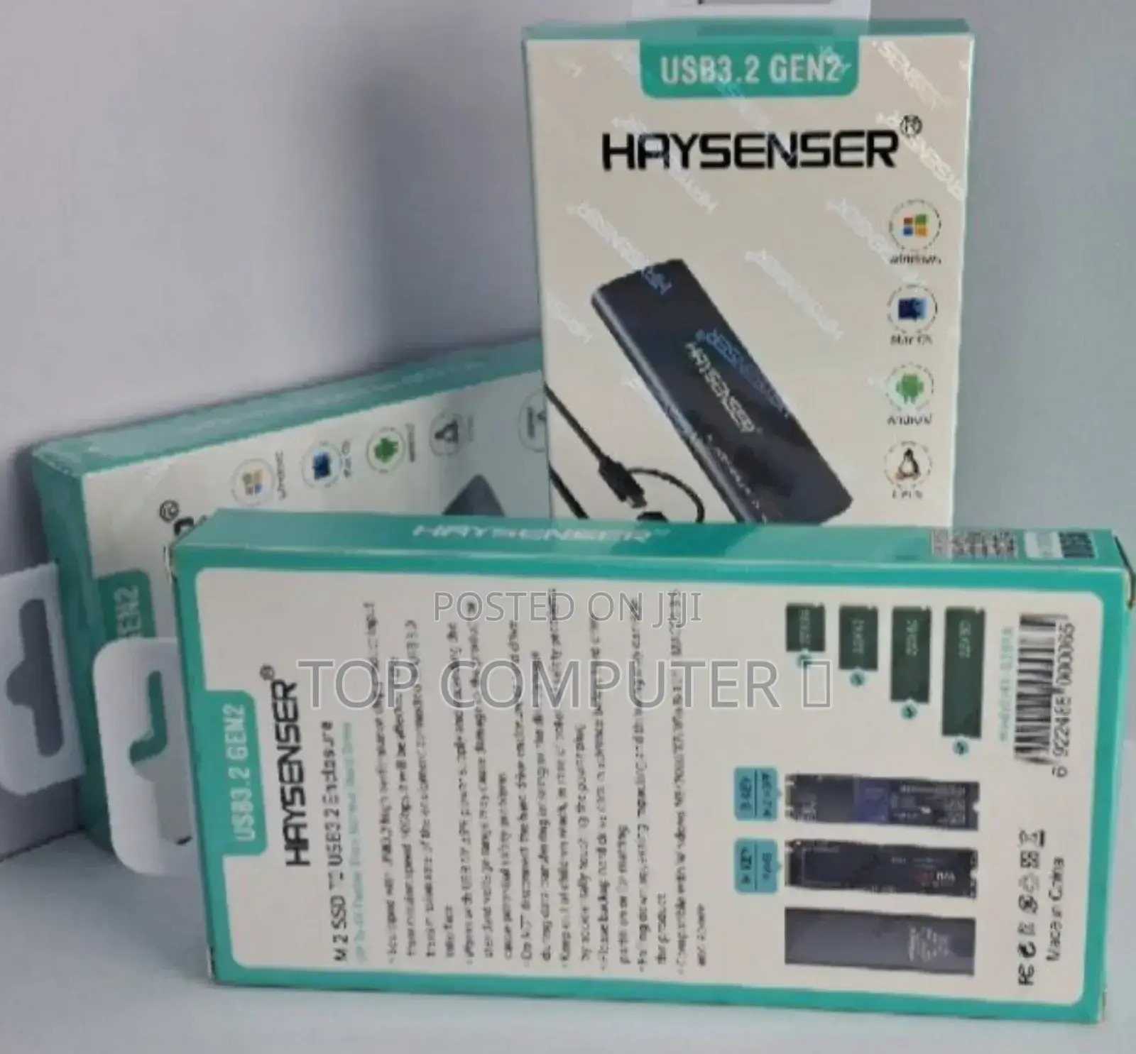  Heysenser Gen2 M.2 SSD Enclosure – Ultra Fast Porta