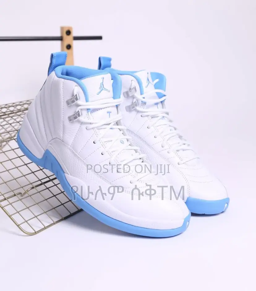 Air Jordan 12 Retro “Melo 2025” ‘White/Blue’ Hi Top Men’S Shoes