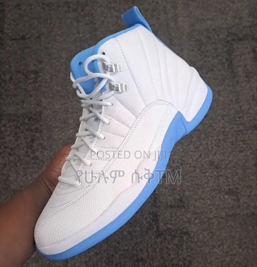 Air Jordan 12 Retro “Melo 2025” ‘White/Blue’ Hi Top Men’S Shoes