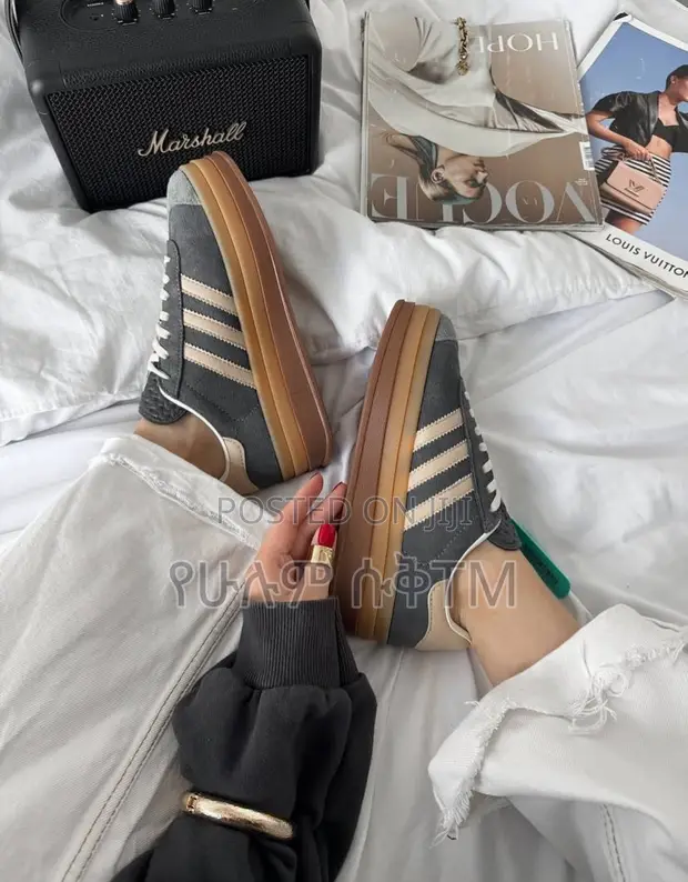 adidas gazelle silver green womens Adidas Gazelle Bold Grey Magic Beige Gum  DROP UP