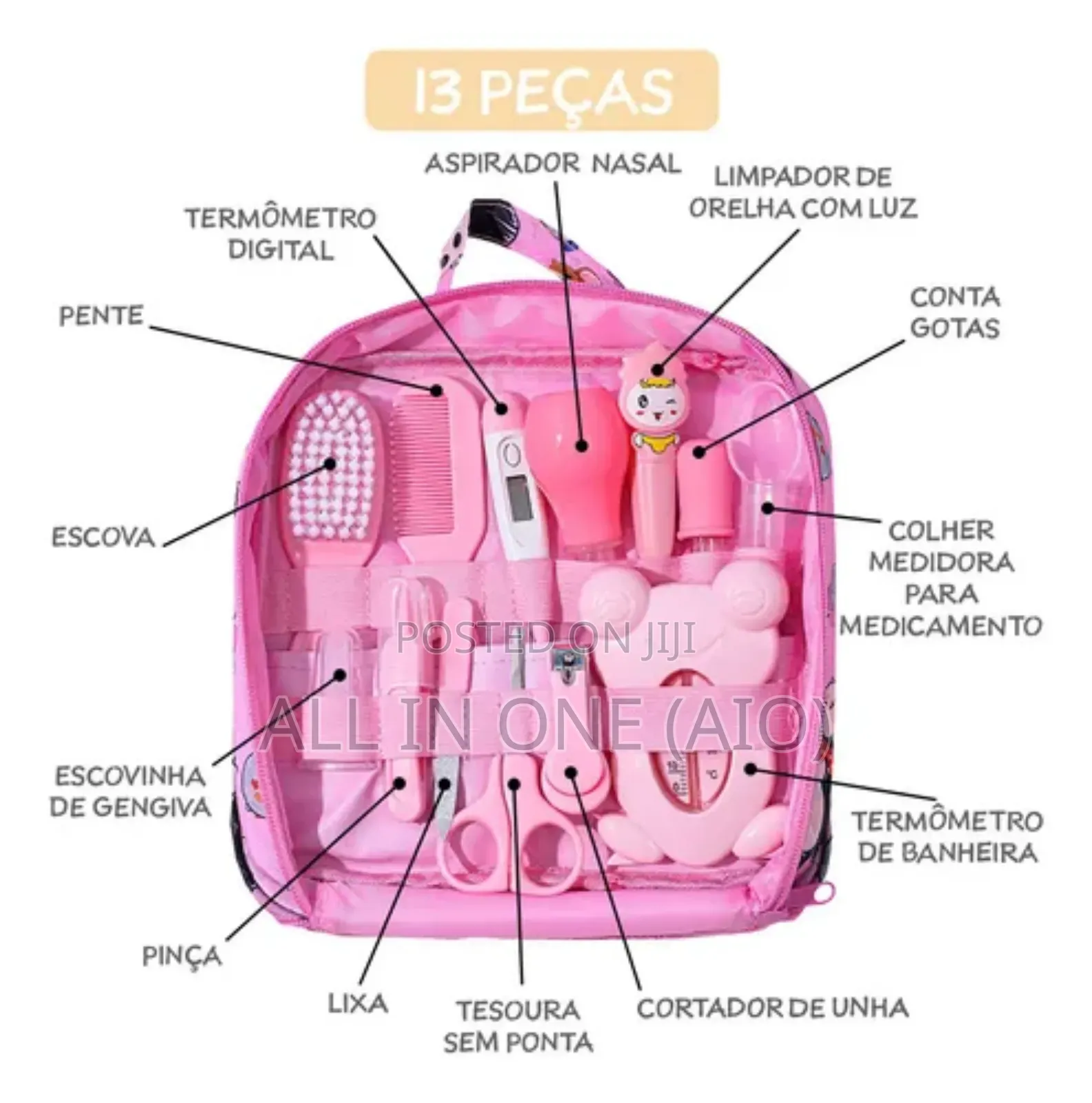 13 in 1 Portable Health Care Kit
 (የራሱ ቦርሳ ያለዉ)