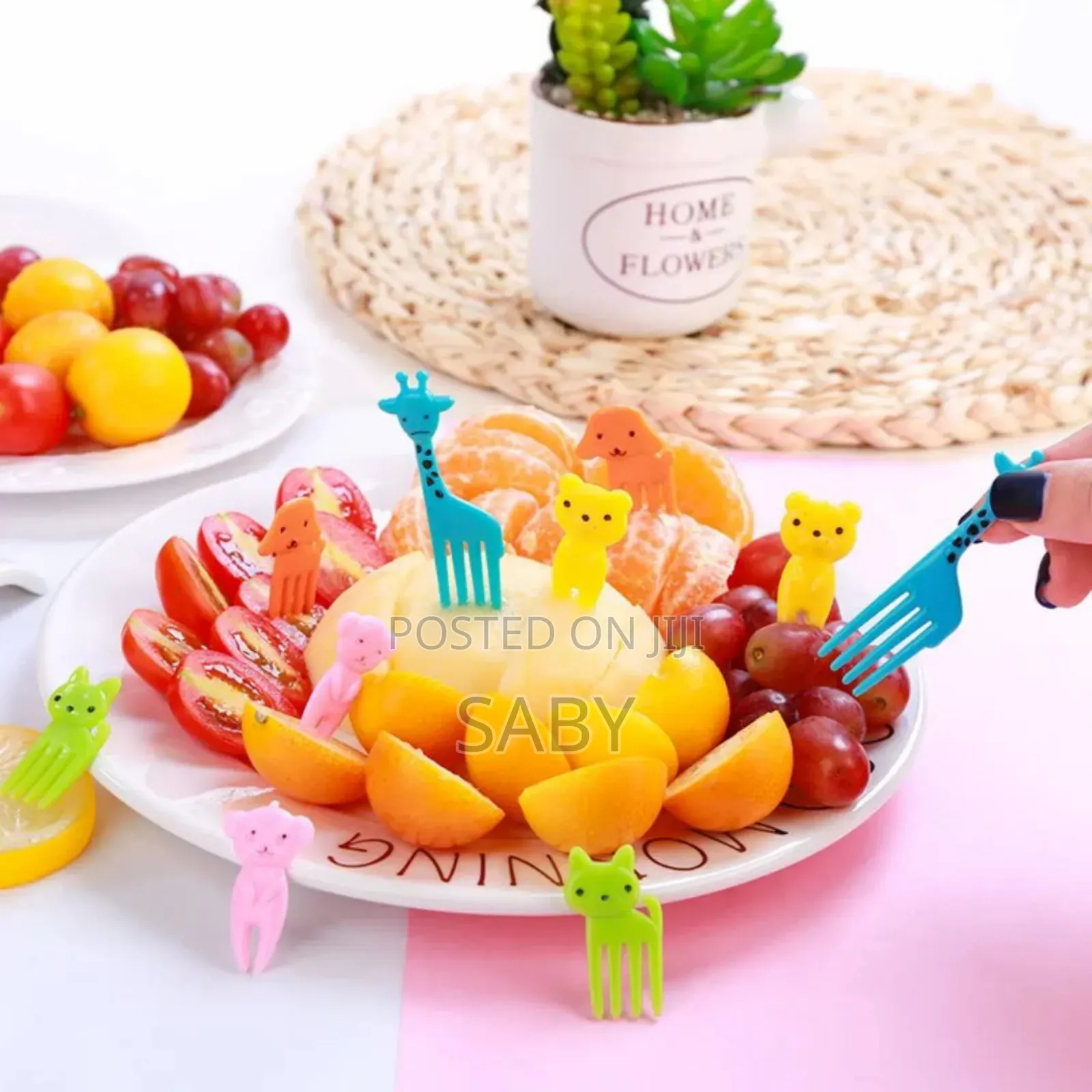10pcs Food Fruit Fork Picks for Kids