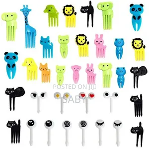 10pcs Food Fruit Fork Picks for Kids