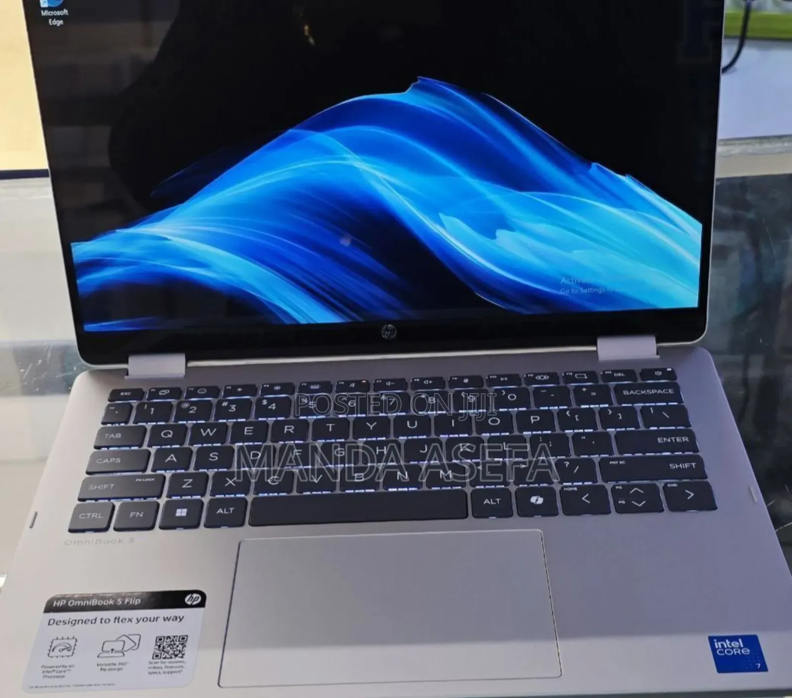 New HP OmniBook 5 Flip 14-Fp0023dx 16GB Intel Core Ultra 7 SSD 512GB