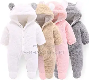 Newborn Baby Winter Clothes Bear Hooded Coat