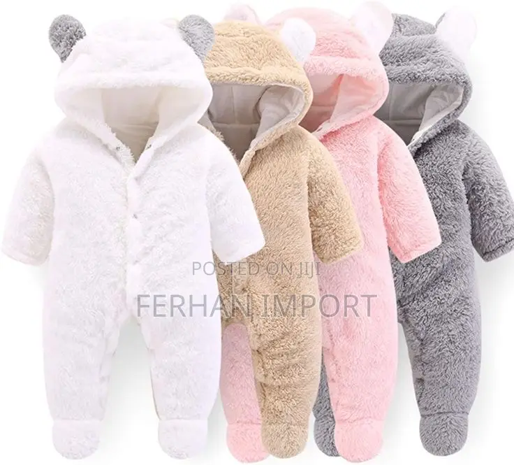Newborn Baby Winter Clothes Bear Hooded Coat