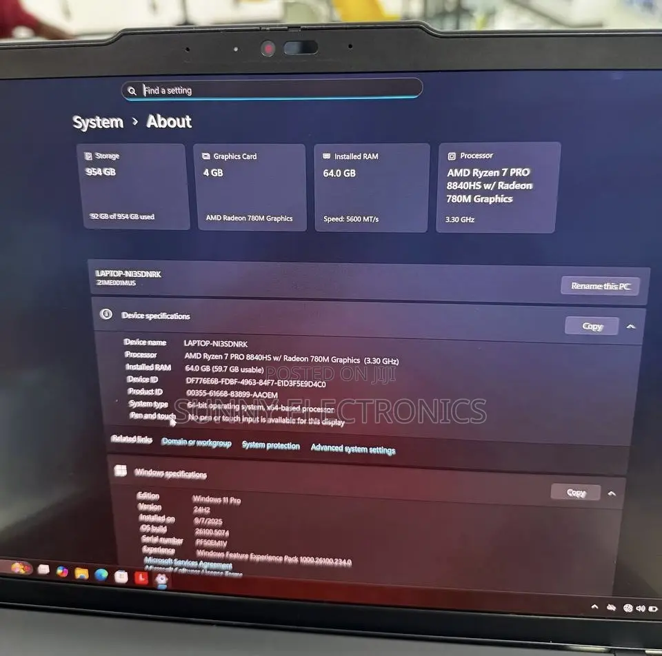 New Laptop Lenovo ThinkBook 14s Gen 2 64GB Intel Core Ultra 7 SSD 1T