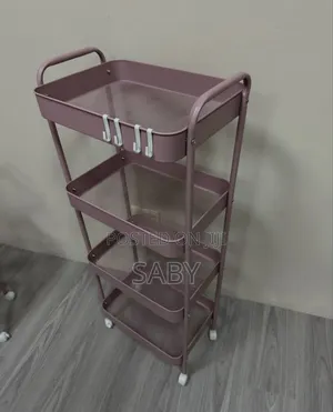 4 ከፍል ያለዉ ተንቀሳቃሽ የዕቃ እና የአትክልት መደርደሪያ