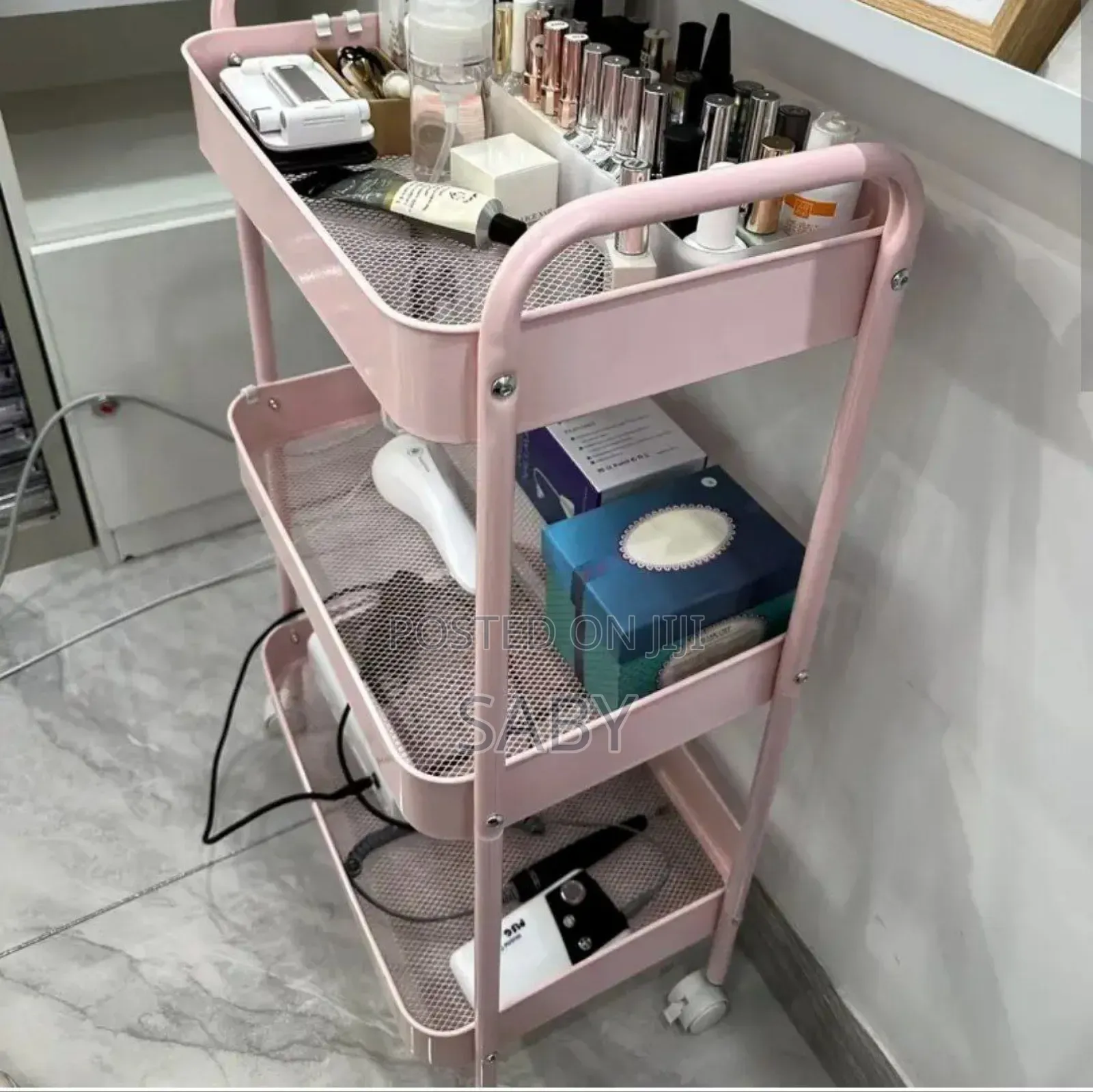 4 ከፍል ያለዉ ተንቀሳቃሽ የዕቃ እና የአትክልት መደርደሪያ