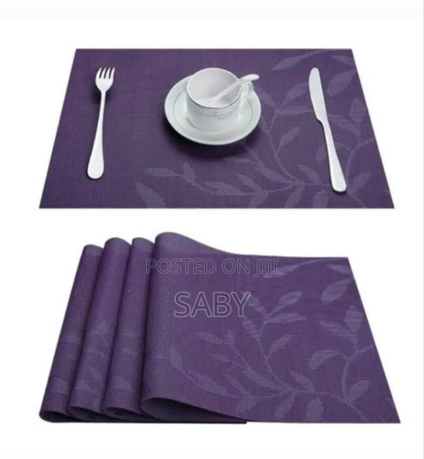 Dining Table Rectangle PVC Mat