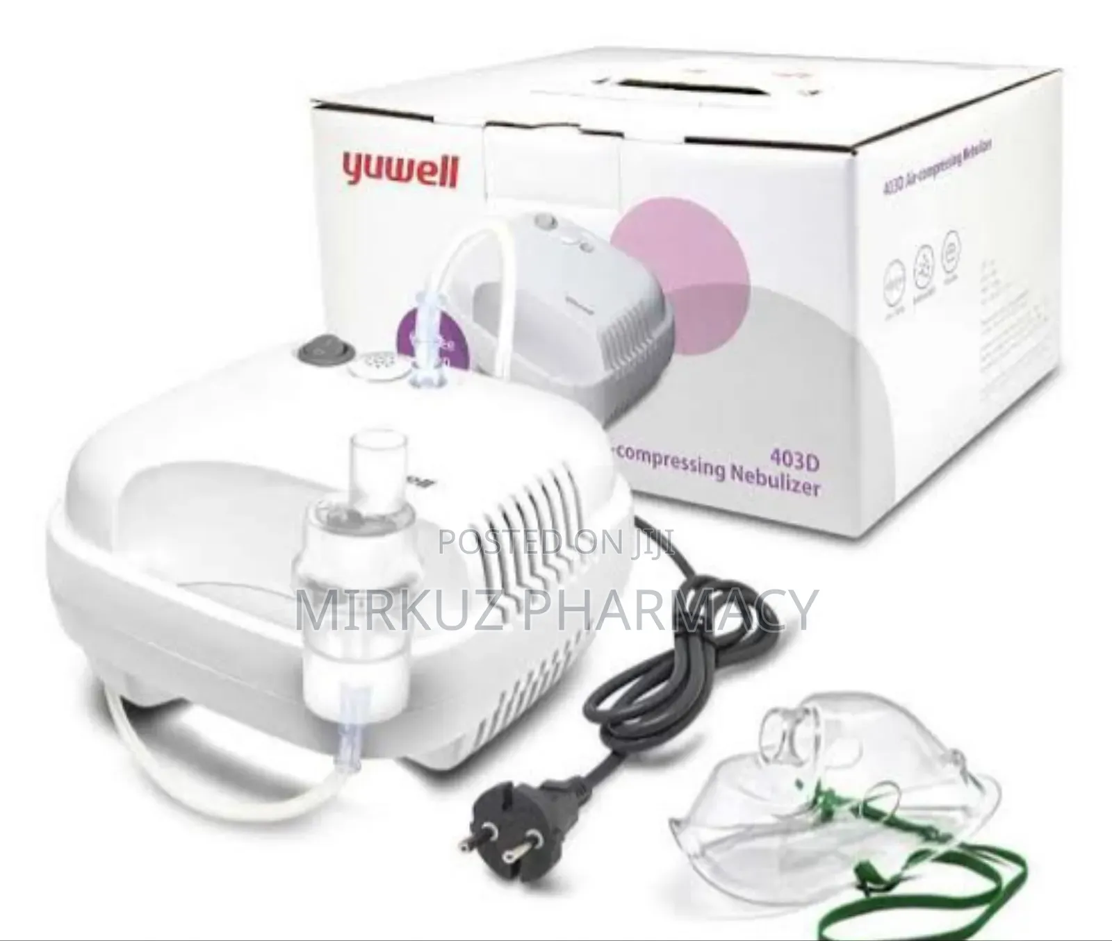 Nebulizer Air Compressing Yuwell ለአስም የሚሆን የ አየር ባንቧ ማፅጃ