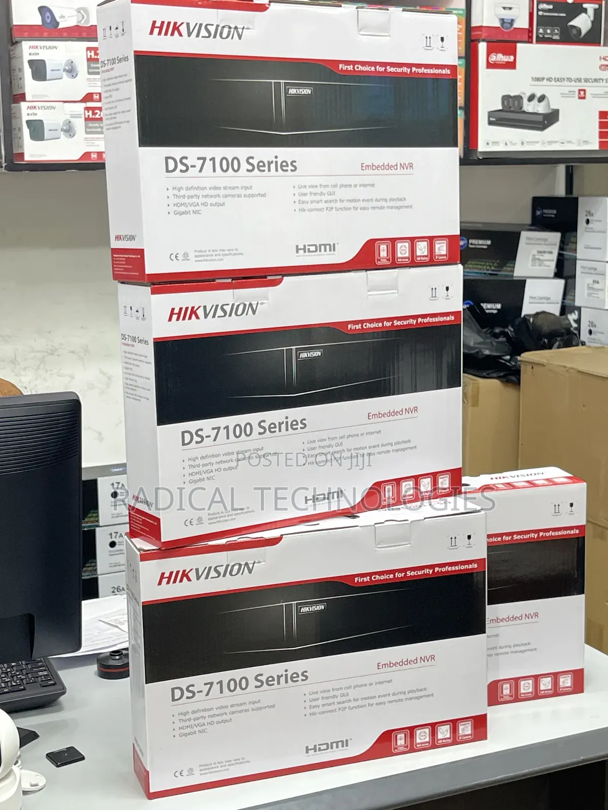 NVR 8 Channel Hikvision 7100 Series Security Camera Hikvision Hybrid