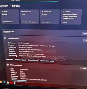 New Laptop Lenovo Thinkpad P14s 64GB AMD Ryzen 7 SSD 1T