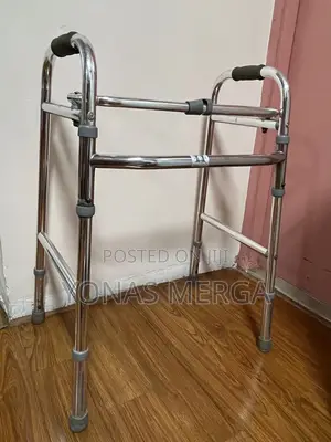 Photo - Adjustable Walker釀~Seniors,Adult Disabled Patients (Silver Black)