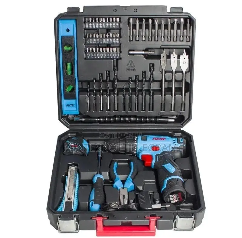 Fixtec Tools Box With Drill