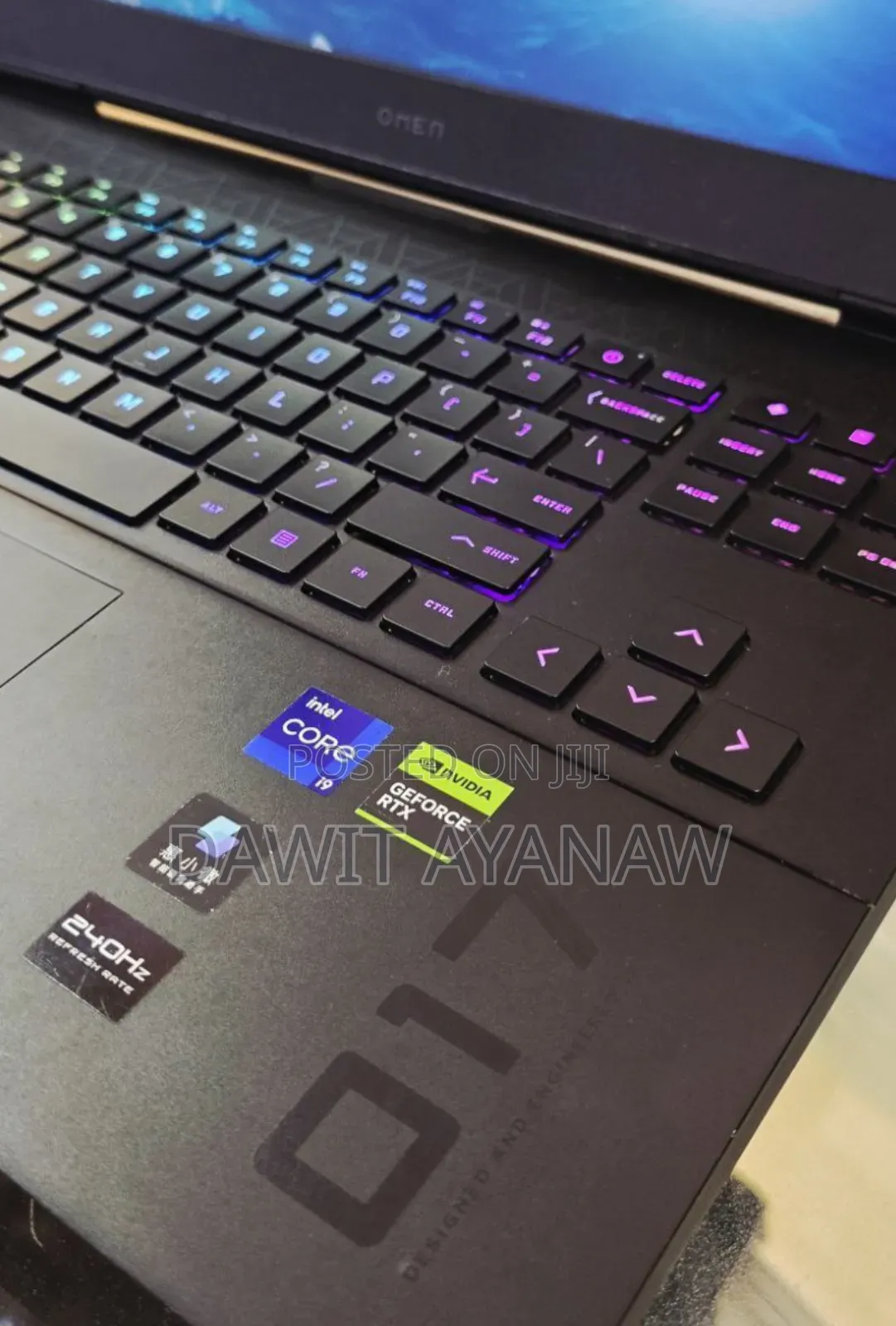 New Laptop HP Omen 17 16GB Intel Core I9 SSD 1T