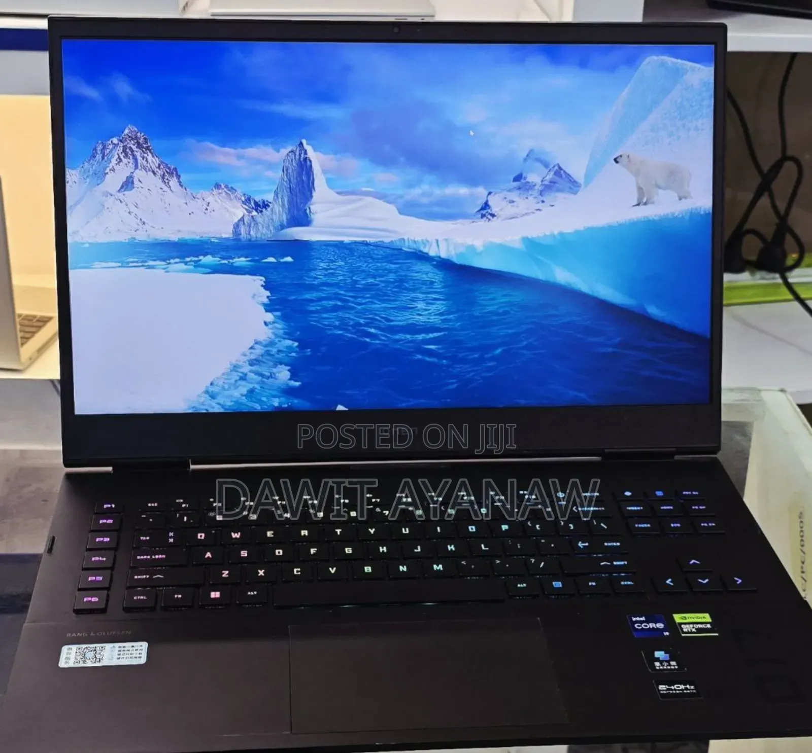 New Laptop HP Omen 17 16GB Intel Core I9 SSD 1T