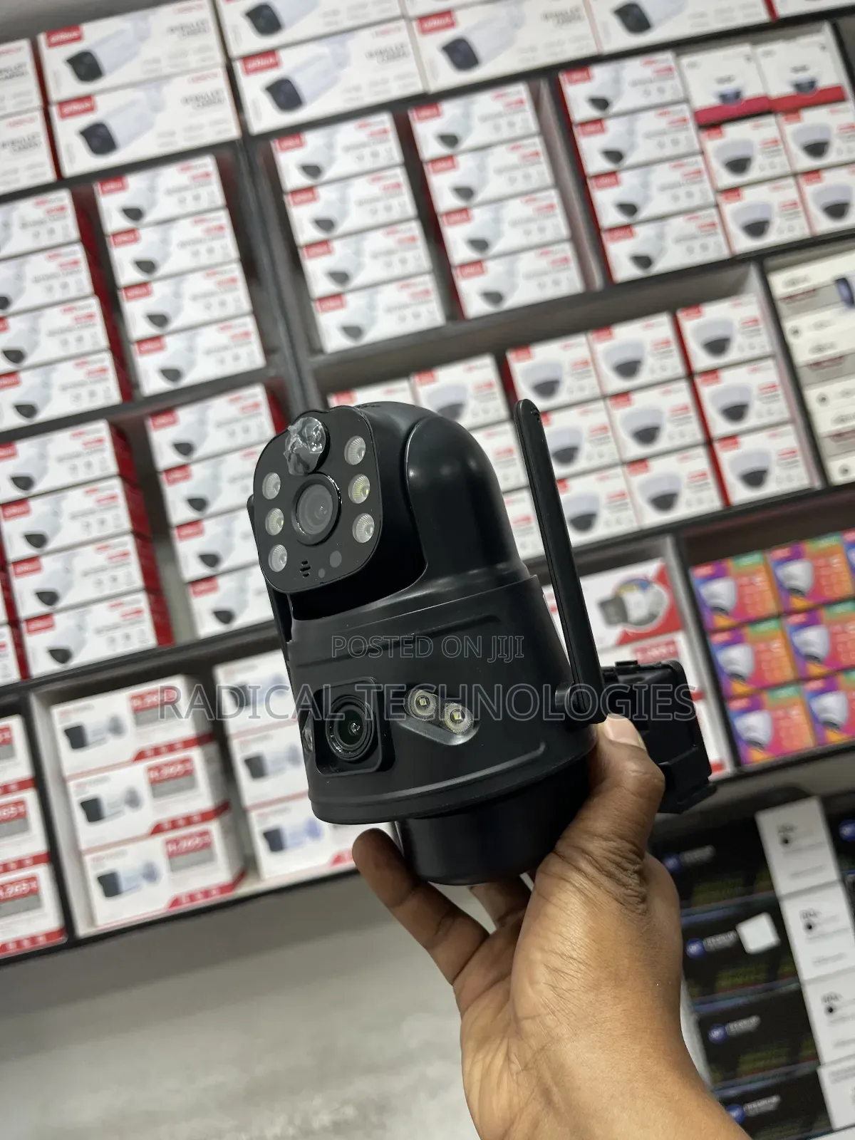 ቪዲዮ ጥራት ያለው መብራት ቢጠፋ ማይቋረጥ Solar Security Camera Dual Lens Xiaomi