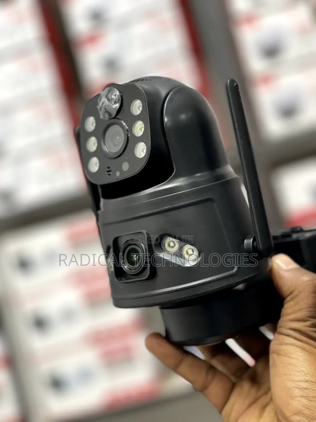 ቪዲዮ ጥራት ያለው መብራት ቢጠፋ ማይቋረጥ Solar Security Camera Dual Lens Xiaomi