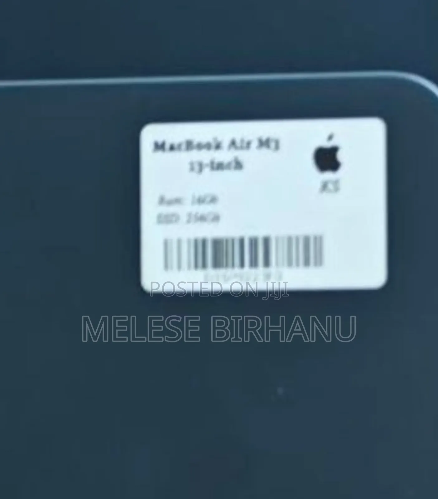 New Laptop Apple MacBook Air 16GB Apple M3 SSD 256GB