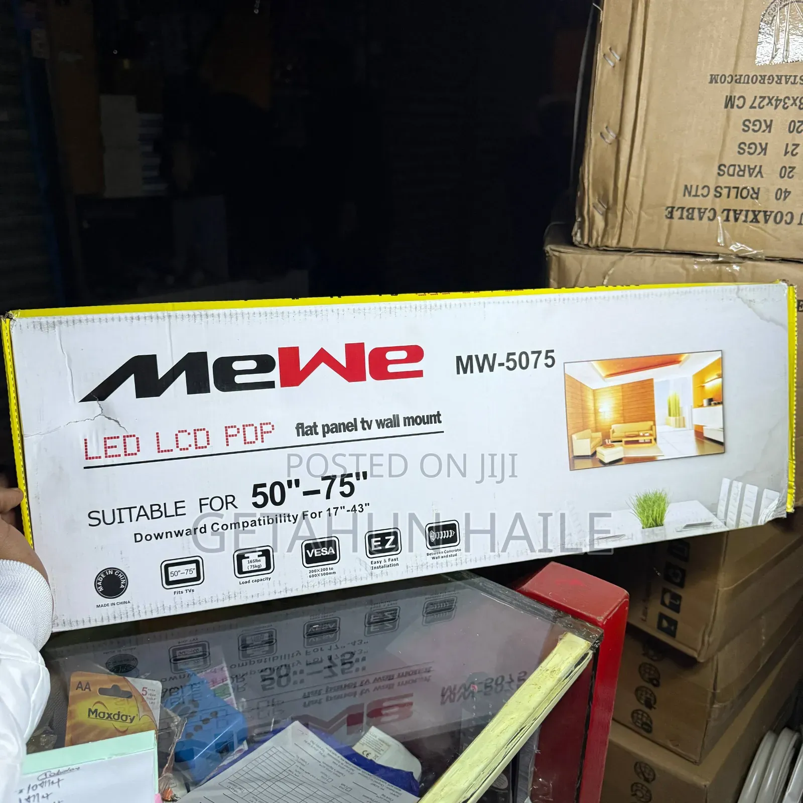 Mewe Tv Wall Mount 50-75inch (Mewe ቲቪ መስቀያ )