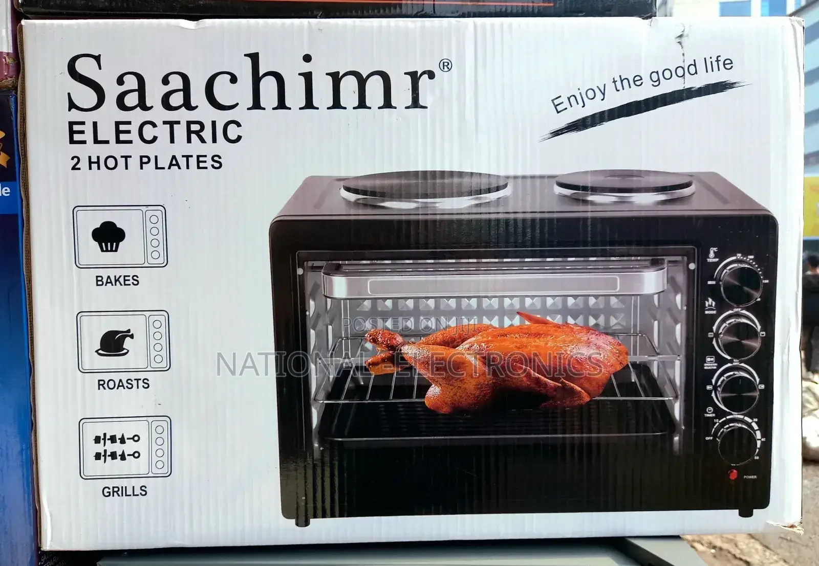 Saachimr Mini Oven Hot Plate 48liter Oven