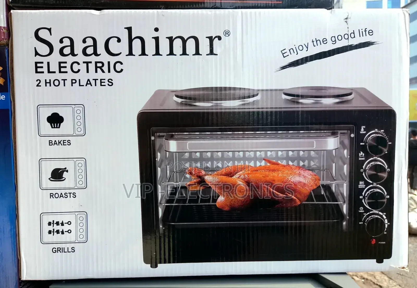 Saachimr Mini Oven Hot Plate 48liter Oven