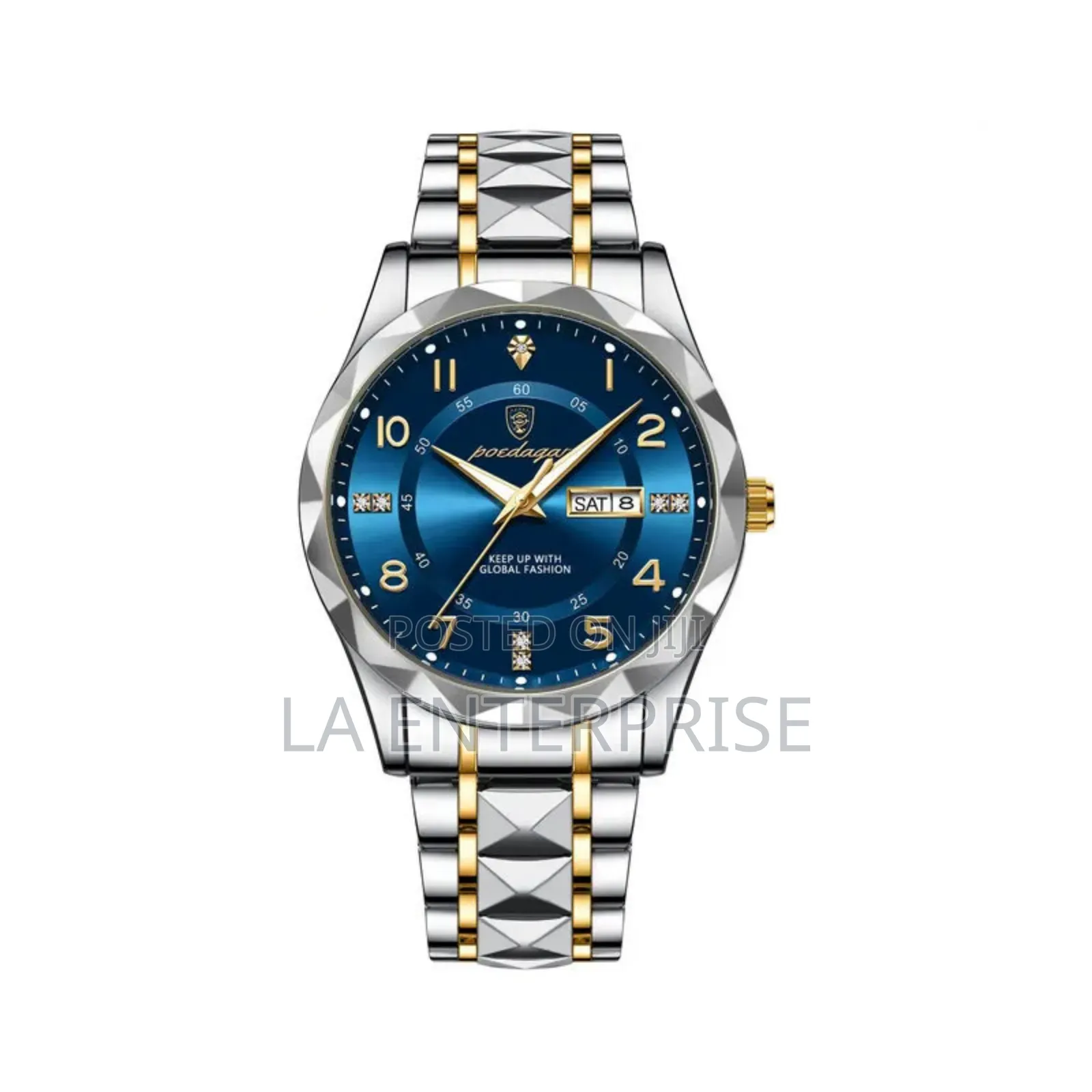 Poedagar Blue Dial Watch