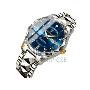 Poedagar Blue Dial Watch