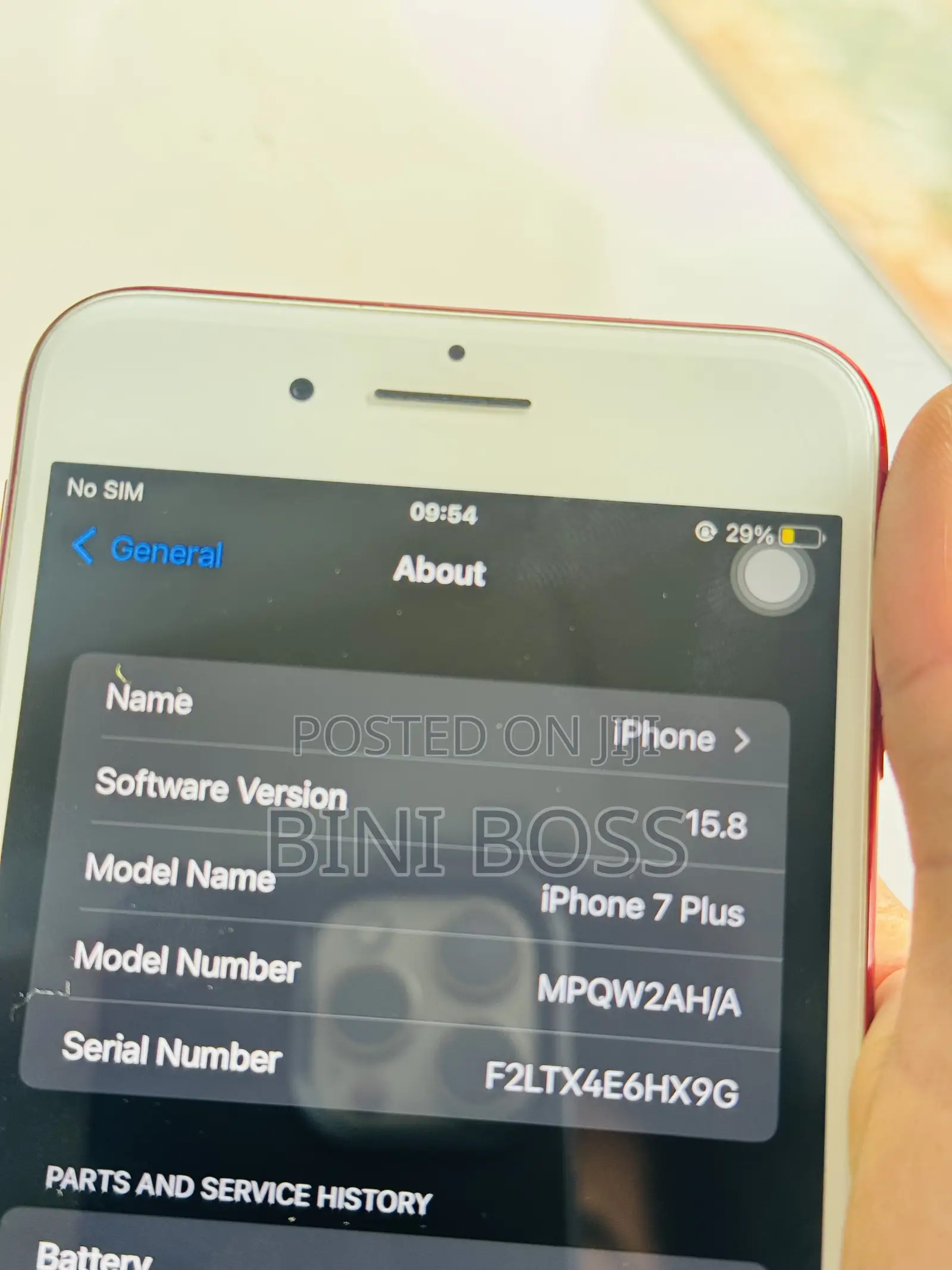 New Apple iPhone 7 Plus 128 GB Red