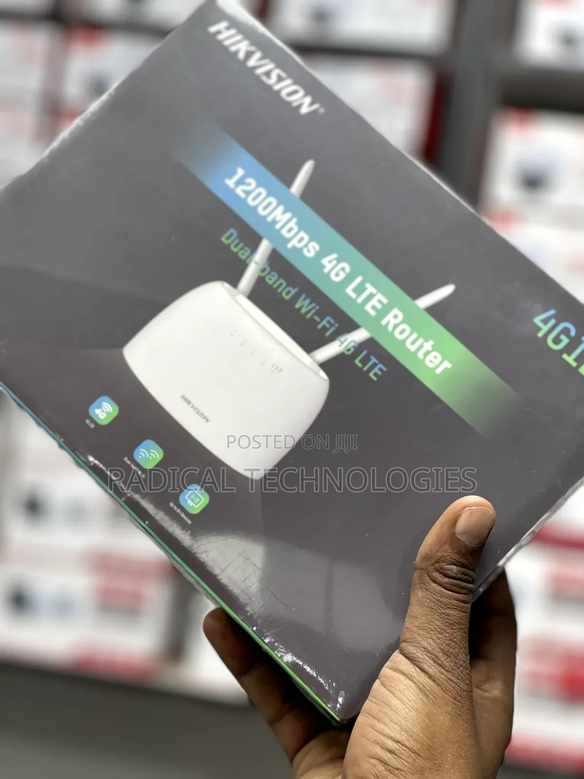 1200 MBS በ ሲም የሚሰራ Bale 2 አንቴና Lan Port ይለው Tp Link 6400 Wifu Router