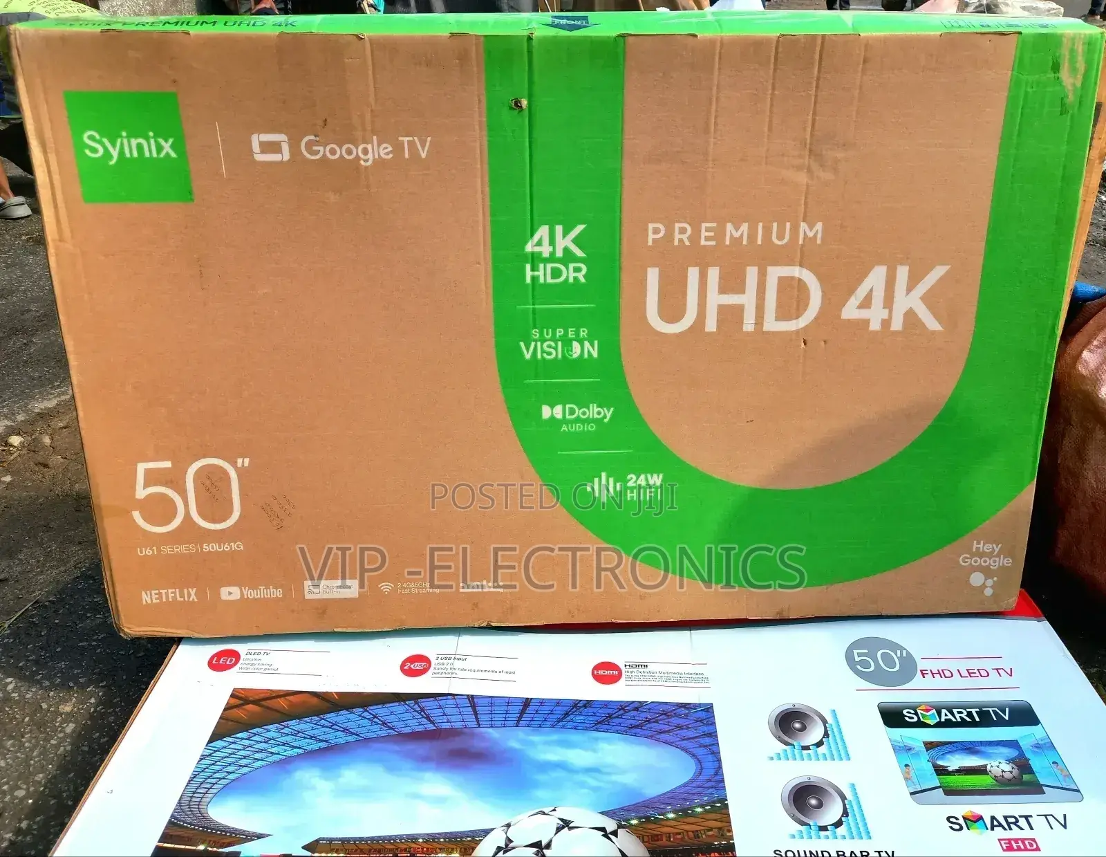 Syinix 50 Inch Tv Smart Frameless Google Tv Tv