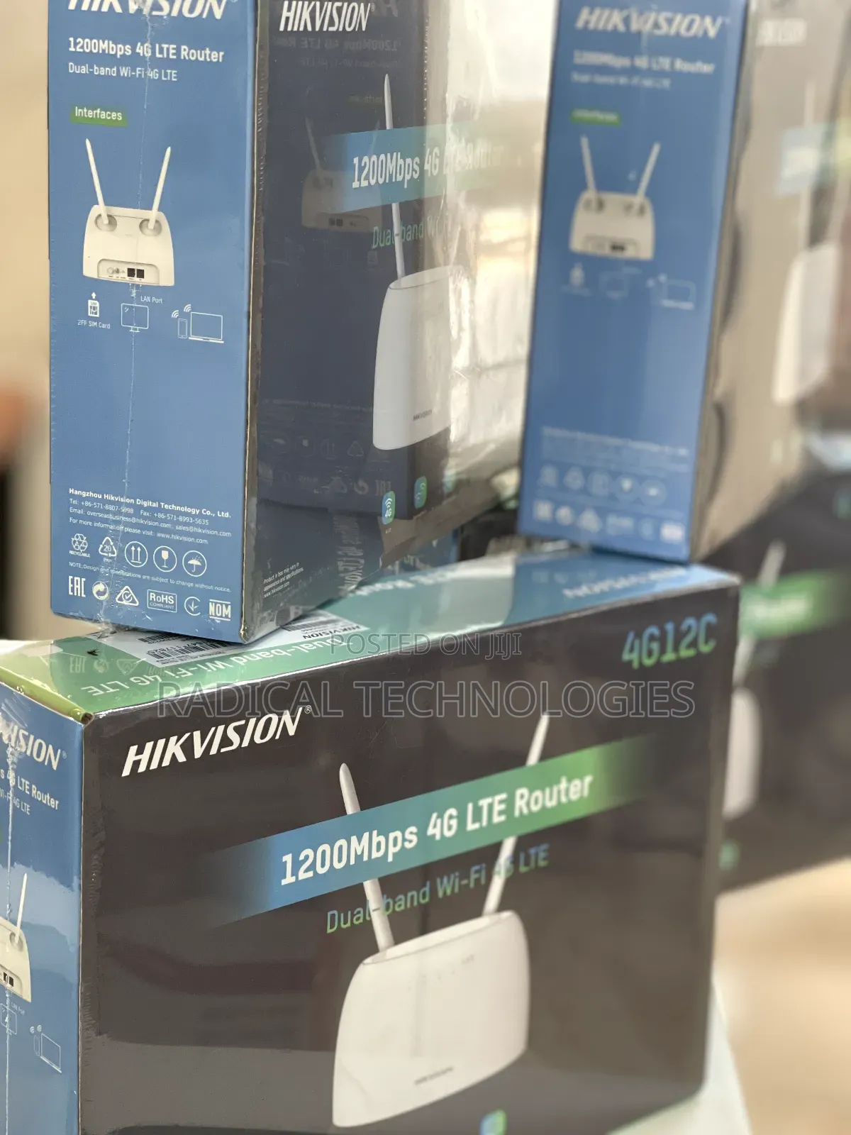 1200 MBS በ ሲም የሚሰራ Bale 2 አንቴና Lan Port ይለው Tp Link 6400 Wifu Router