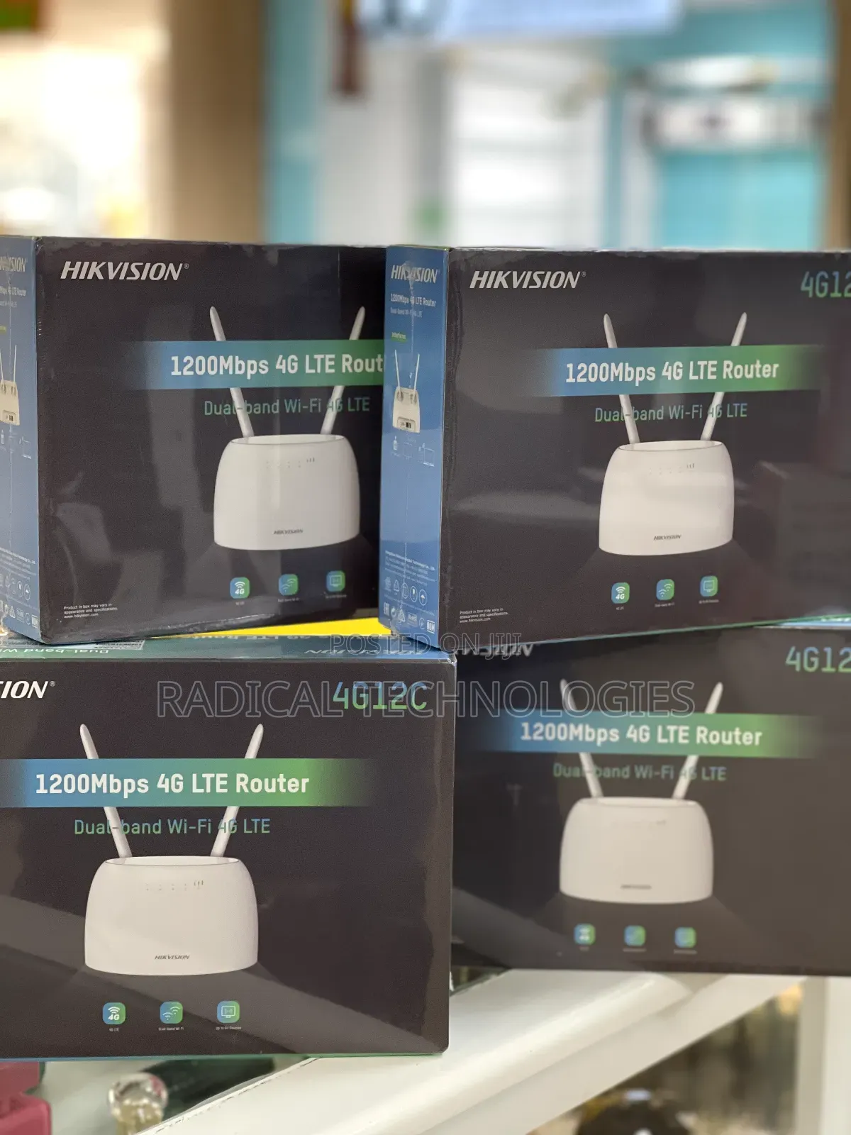 1200 MBS በ ሲም የሚሰራ Bale 2 አንቴና Lan Port ይለው Tp Link 6400 Wifu Router
