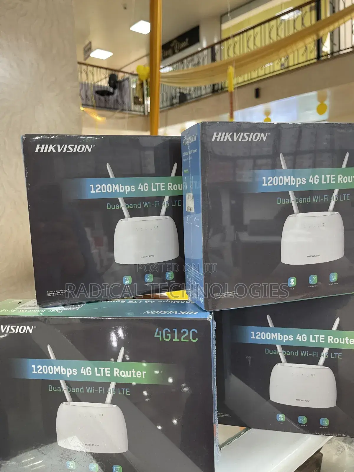 1200 MBS በ ሲም የሚሰራ Bale 2 አንቴና Lan Port ይለው Tp Link 6400 Wifu Router