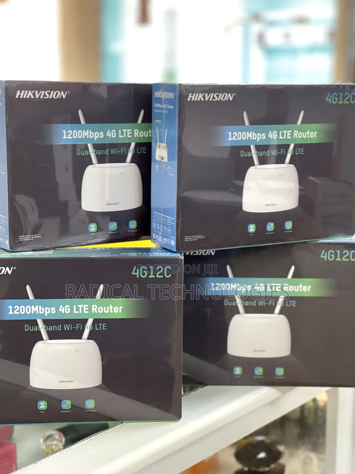 1200 MBS በ ሲም የሚሰራ Bale 2 አንቴና Lan Port ይለው Tp Link 6400 Wifu Router