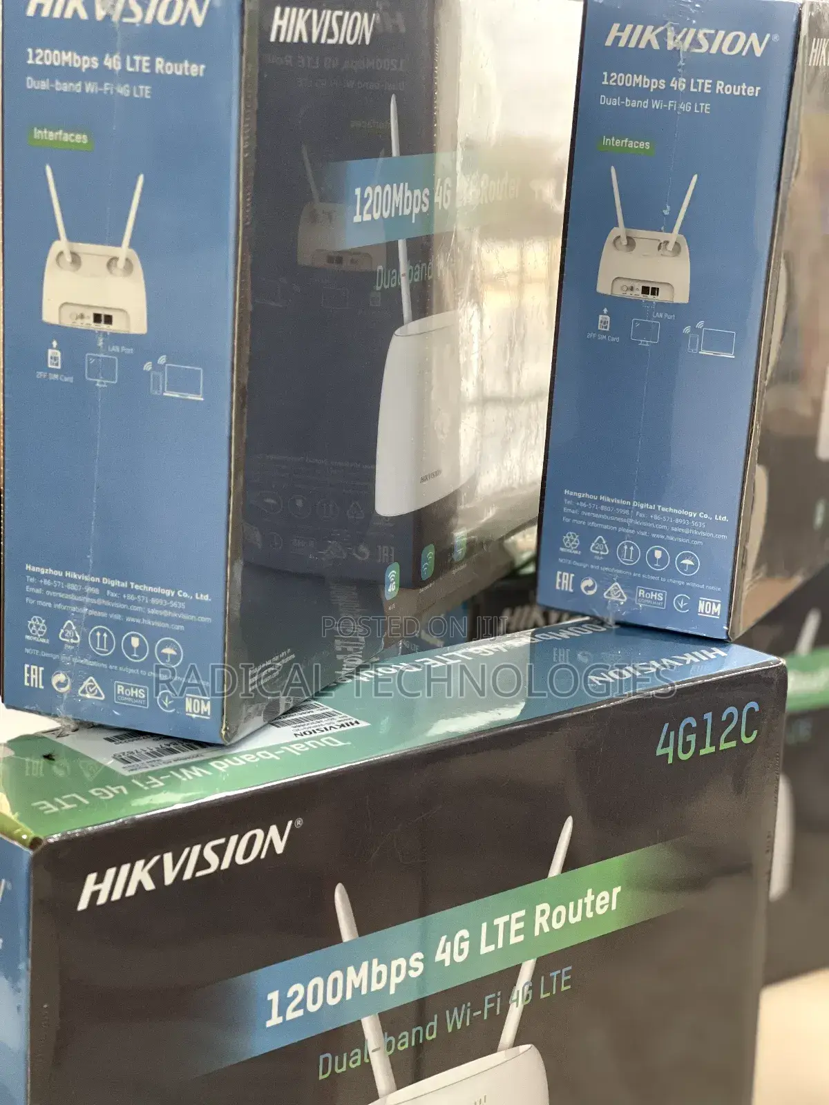 1200 MBS በ ሲም የሚሰራ Bale 2 አንቴና Lan Port ይለው Tp Link 6400 Wifu Router