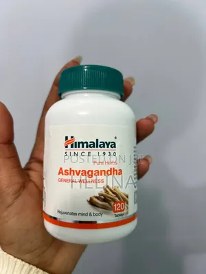 Photo - Original Himalaya Ashvagandha Pure Herbs 120 Tablets for Mind Body