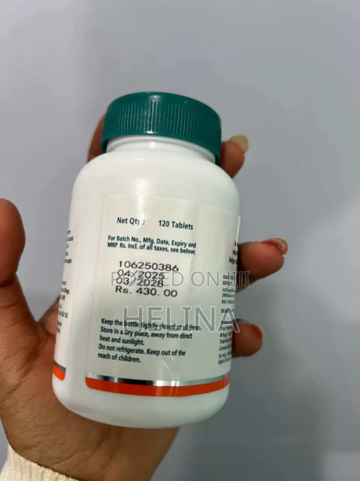 Original Himalaya Ashvagandha Pure Herbs 120 Tablets for Mind Body