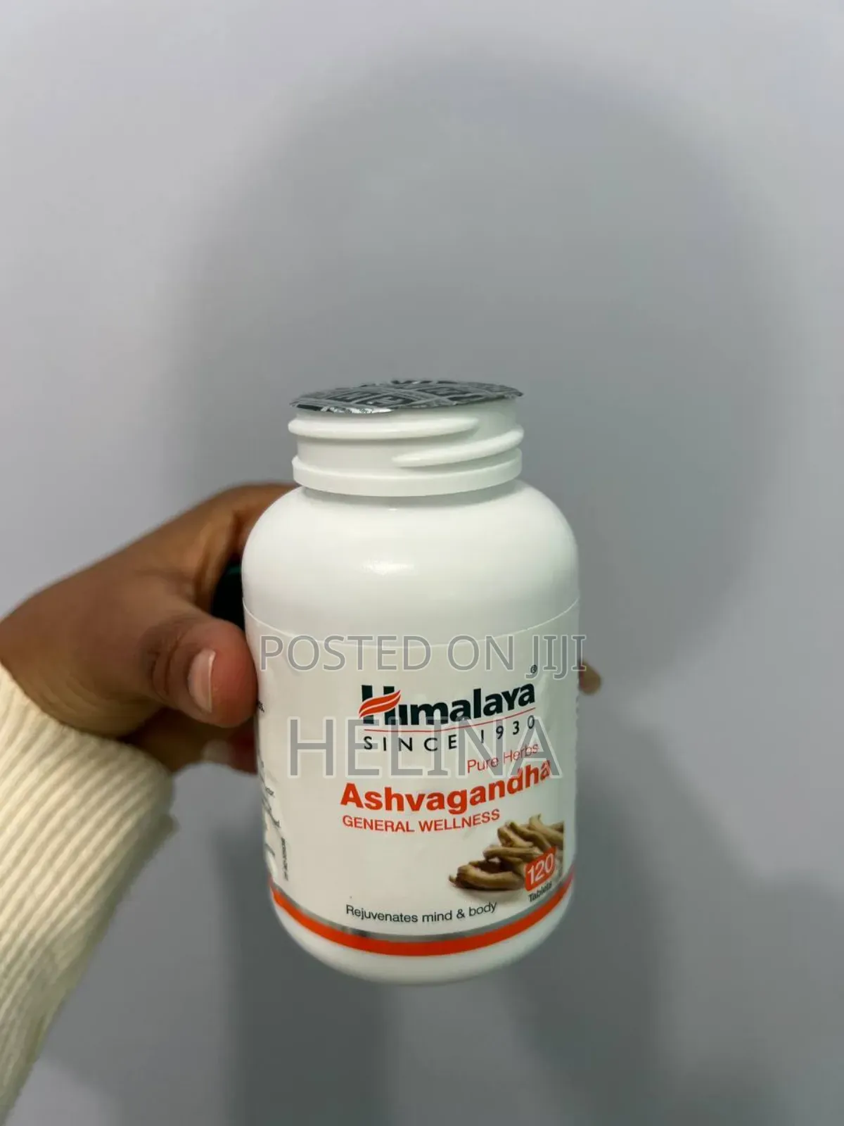 Original Himalaya Ashvagandha Pure Herbs 120 Tablets for Mind Body