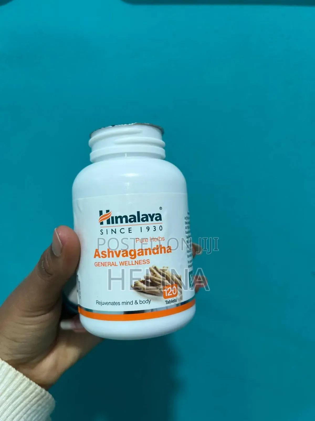 100% Pure Himalaya Ashwaganda 120 Tablets for General Wellness