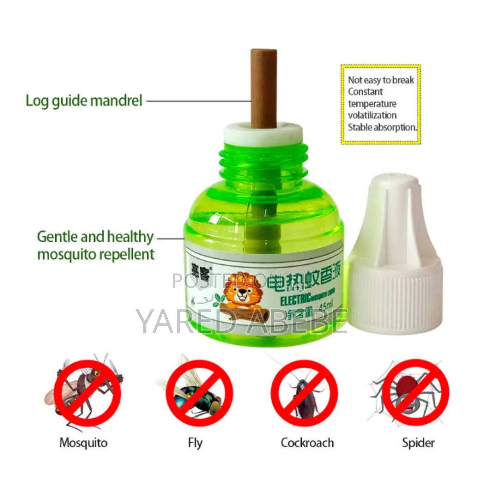 2pcs Electronic Mosquito Coil Liquid Killer
