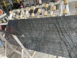 Axum Mirror Black Granite Kitchentop Stair