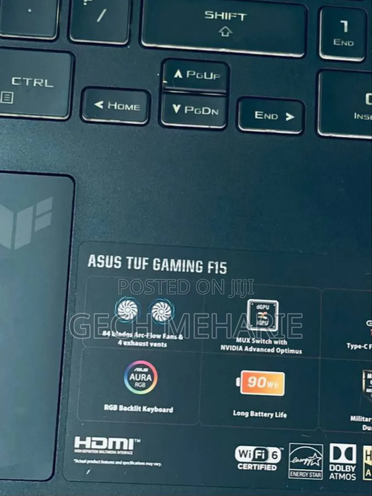 New Laptop Asus TUF Gaming A15 16GB Intel Core I7 SSD 512GB