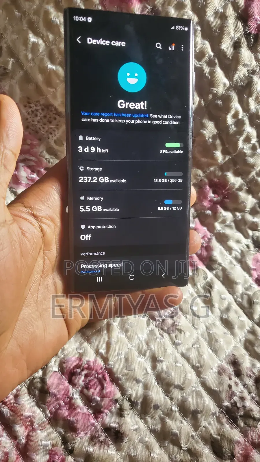 New Samsung Galaxy S22 Ultra 256 GB Black