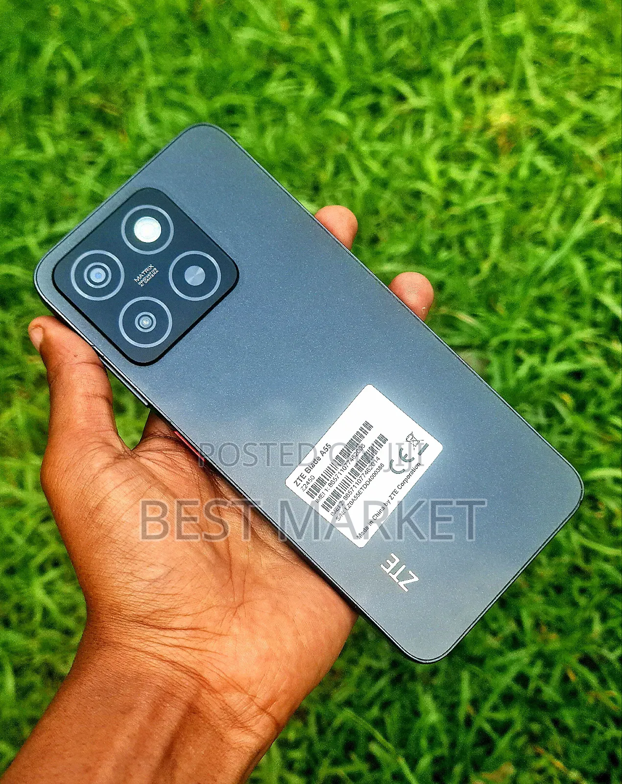 New ZTE Blade A55 128 GB Black