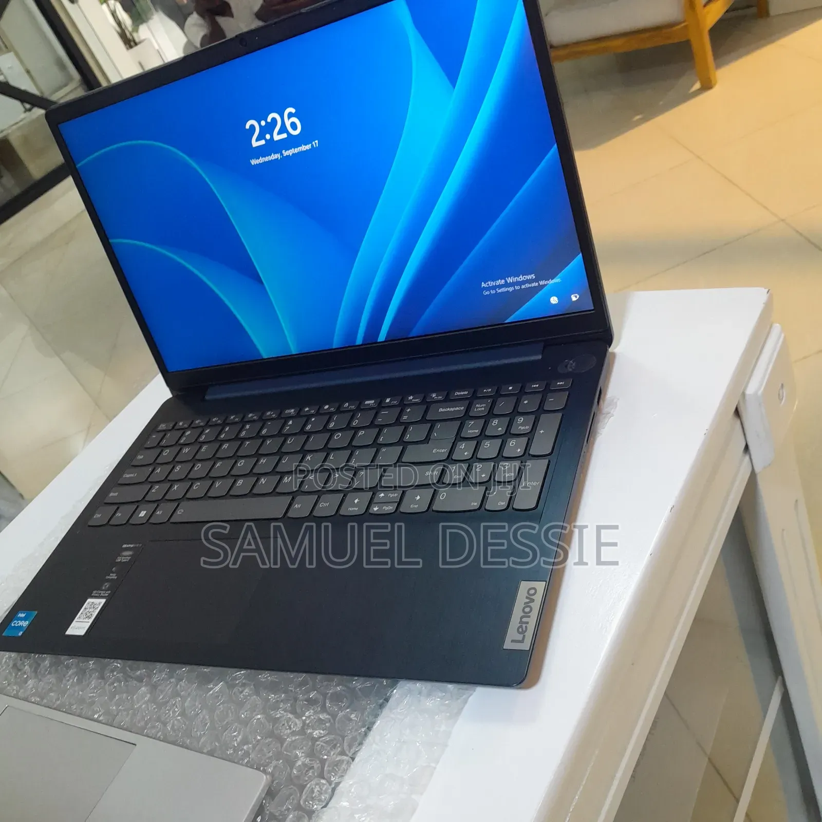 New Laptop Lenovo Ideapad 3 8GB Intel Core I3 SSD 256GB
